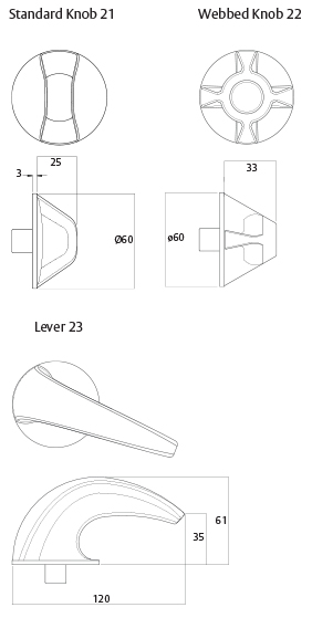 Detention Series Door Furniture